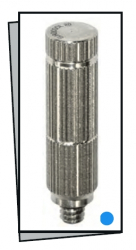 TCN 10/24" Ugello nebulizzazione ripulibile in ottone e acciaio inox con valvola antigoccia e filtro - Misura 0.2  - Kit n.10 pezzi  